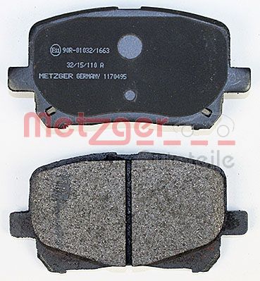 METZGER 1170495 Bremsbelagsatz, Scheibenbremse